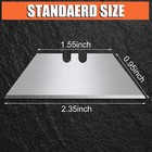 Utility Knife Blades  100 Pcs Razor Blades  Sk5 High Carbon Steel Box Cutter Bla