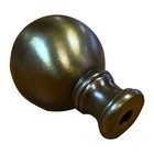 Large Ball Lamp Finial For Lamp Shade  2 Inch  Antique Brass