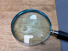 Vintage Swift Instruments Powerful 3-1 2  Magnifying Glass  glass Lens  Japan