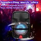 3000 Watts Wireless Portable Party Bluetooth Speaker With Microphone   Remote