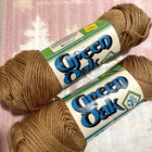 Green Oak 4-ply Knitting Worsted Weight 2x3oz Pullskein Acrylic 4004 Camel Kmart