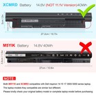    lot Xcmrd Mr90y Battery For Dell Inspiron 3421 3521 5521 5537 3721 3737 40wh Us