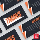 500 Thank You For Your Purchase Business Cards Pro Design 16pt Uv Gloss Or Matte