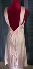 Vtg Victoria   s Secret Gold Label Pink Ruffle Bow Back Sexy Babydoll Nightgown