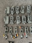 Huge Lot Genuine Oem Wii Cords Power Supplies Ac Adapters Av Cables Sensor Bars