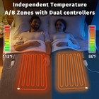 Heated Electric Blanket Queen Size - 84  X 90  Heating Blanket With Dual Control