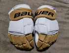 Jack Eichel Game Used Vegas Golden Knights Worn White Gloves