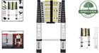 Aluminum Telescoping Ladder 12 5ft Foldable Extension Multi-purpose Safe Durable