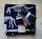 Nwt Caro Home Skeleton Tyrannosaurus Dinosaur Bath Hand Wash Cloth Towels Set 5