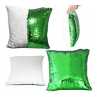 10pcs Square Sublimation Blank Sequin Pillow Case Cushion Cover Mixed Color Usa