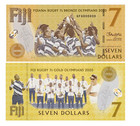 2022 Fiji 7 Dollars Commemorative P 122 New Unc Banknote