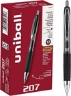 Uni-ball 1790895 Signo 207 Retractable Gel Pen  Bold Point  Black Ink  12-count