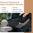 Heavy Duty Grill Cleaner  Cleaning Bricks With Handle  Pumice Gray 