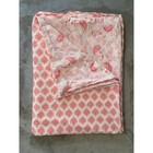 Pottery Barn Kids Twin Duvet Cover Set Pink Paisley Medallion Reversible Cotton
