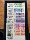 Us Fdc 1953 Year Set 12 First Day Covers Plate Blocks All Unaddressed  
