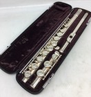 Yamaha Yfl-211sii Silver Plated Flute Made In Japan Vintage W  Hard Case
