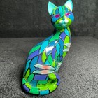 Set Of 4-purr-fect Reflections Of Tiffany Collection Hamilton Cat Figurines