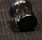 Unique Hand Crafted Coal Thimble With Silver Pennsylvania Shield On It