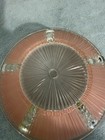 Vintage Art Deco Pink Glass Ceiling Light Fixture Lamp Shade Mcm 10 1 2