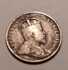 1904 Canadian Five Cents  Edward Vii   925 Silver      Low Shipping    