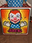 Vintage Original Metal Jack In The Box  clown  Mattel 1971 With Original Box