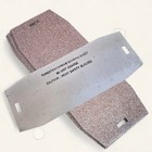 Tungsten Carbide Orbital Sanding Sheet 60 Grit 2 75  X 7  Long  5pk 