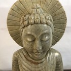 Buddhist Buddha Religious Marble Stone Art Sculpture Statue 12    a4 