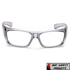 Pyramex Emerge Gray 2 0 Clear Full Magnification Reader Lens Safety Glasses Z87 