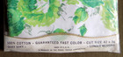 2 Kleenwink Pillowcases Green Rose Floral By Riegel 42x36 All Cotton New In Pkg