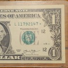 Extra Ink Smear Error Series 2013  1 Bill Star Note Serial Number L11792147 