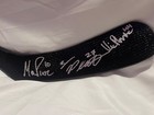 Plante Brothers Minnesota Duluth Signed Hockey Stick Blade Max Victor Zam