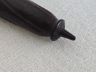 Antique primitive victorian wood needle Holder carved Wood parasol umbrella 
