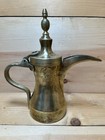 Antique Brass Middle Eastern Dallah Coffee Tea Pot Turkish Arabic 9 