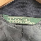 Polo Ralph Lauren Blazer Boys 20 Navy Blue Gold Button Hopsack Wool Prep Vintage
