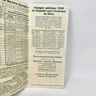 Deutsche Zeppelin-reederei Airship Schedule   Tariffs 1936 Pamphlet  Hindenburg