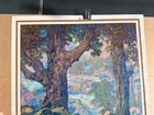 Maxfield  Parrish - 1962 Calendar - Quiet Solitude- 45 5 X 22 - Xtra Large - B b