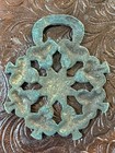 Vintage English Horse Brass Medallion Clover-spade   Star Harness Decoration