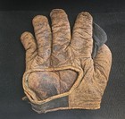Vtg Early 1900 s Baseball Split Finger Baseball Glove mitt