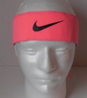 Nike Tennis Head Tie Adult Unisex Coral Pink black grey