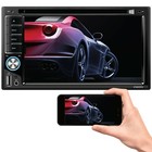 200w 6 2  Dvd Cd Radio Mirror Link Gps For Android   Ios  License Plate Rear Cam