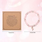 Flamingo Bracelet  Stone Beaded Bracelets With Flamingo Pendants Trendy Flami   