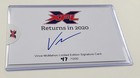  Vince Mcmahon Signed Xfl 2020 Limited Edition Card Wwe  Bas Loa