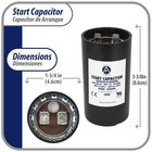 Appli Parts Con-460-110 Motor Start Capacitor 460-553 Mfd Uf  110-125 Vac  Unive