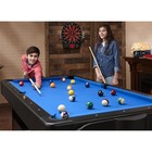 7  Pool Table  Air-hockey  Table Tennis  Multi-game Ping Pong - Blue 3-in-1