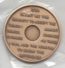 1 I Year - Gamblers Anonymous Recovery Medal Token Chip Coin