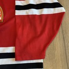 Vintage 90s Chicago Blackhawks Nhl Hockey Jersey Ccm Maska Red Men s Large