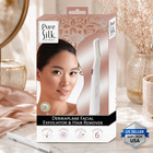 Dermaplaning Tool With Led Light - Facial Exfoliator   Peach Fuzz Hair Remover