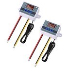  2pcs Xh-w3001 Digital Led Temperature Controller Mini Thermostat Switch 24v