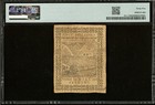 1773 Pennsylvania American Revolution Colonial Currency Bank Note Pa-170  Pmg 45