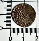 A6  King John Medieval Hammered Silver Penny  Class 5c - Provenance  f lim 